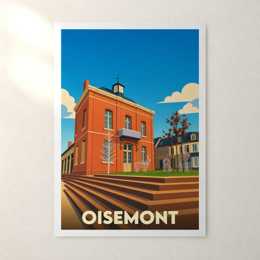 Affiche Oisemont – sans cadre, accrochée au mur