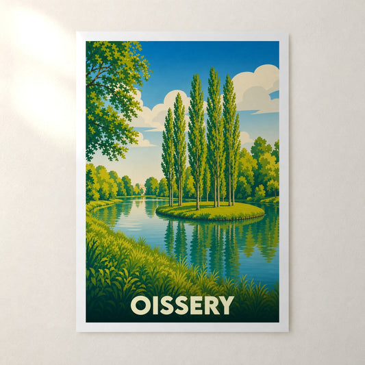 Affiche Oissery – sans cadre, accrochée au mur