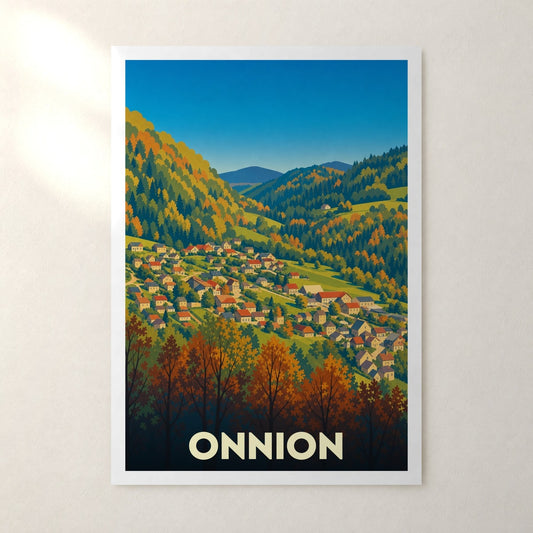 Affiche Onnion – sans cadre, accrochée au mur