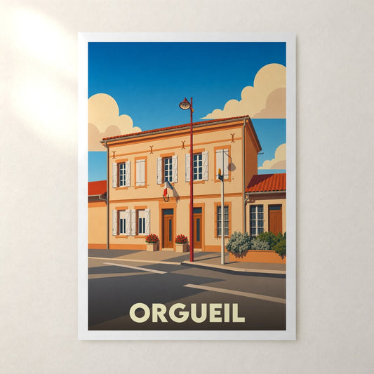 Affiche Orgueil – sans cadre, accrochée au mur