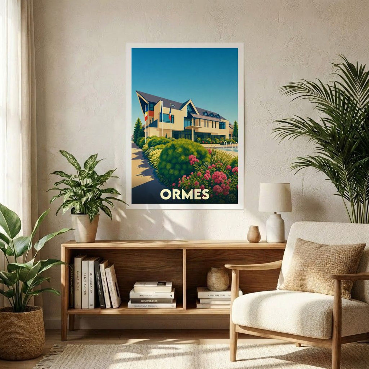 Affiche A1 (59,4 x 84,1 cm) Sans cadre souvenir de Ormes