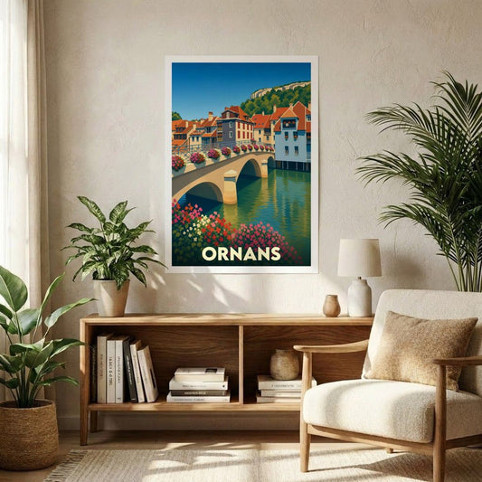 Affiche A1 (59,4 x 84,1 cm) Sans cadre souvenir de Ornans