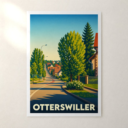 Affiche Otterswiller – sans cadre, accrochée au mur
