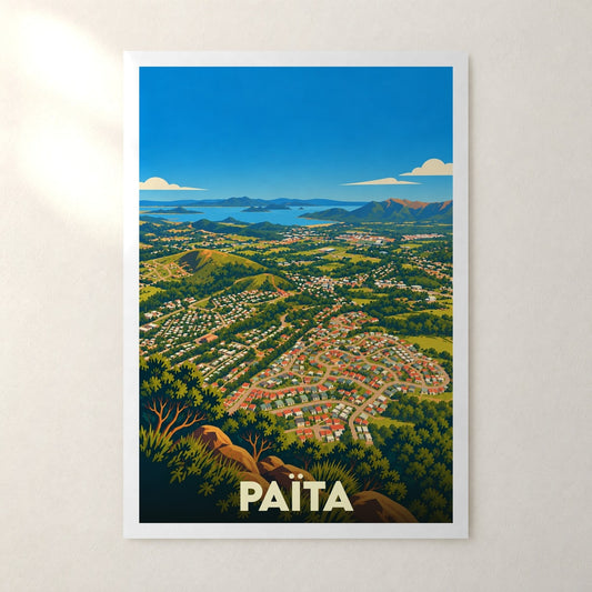 Affiche Païta – sans cadre, accrochée au mur