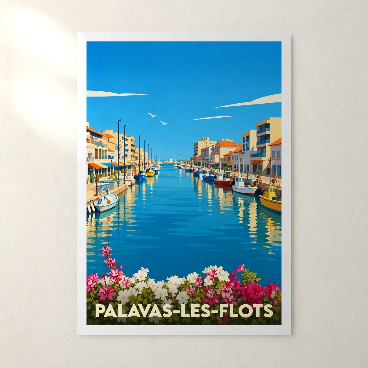 Affiche Palavas-les-Flots – sans cadre, accrochée au mur
