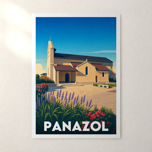 Affiche Panazol – sans cadre, accrochée au mur