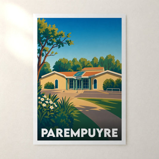 Affiche Parempuyre – sans cadre, accrochée au mur