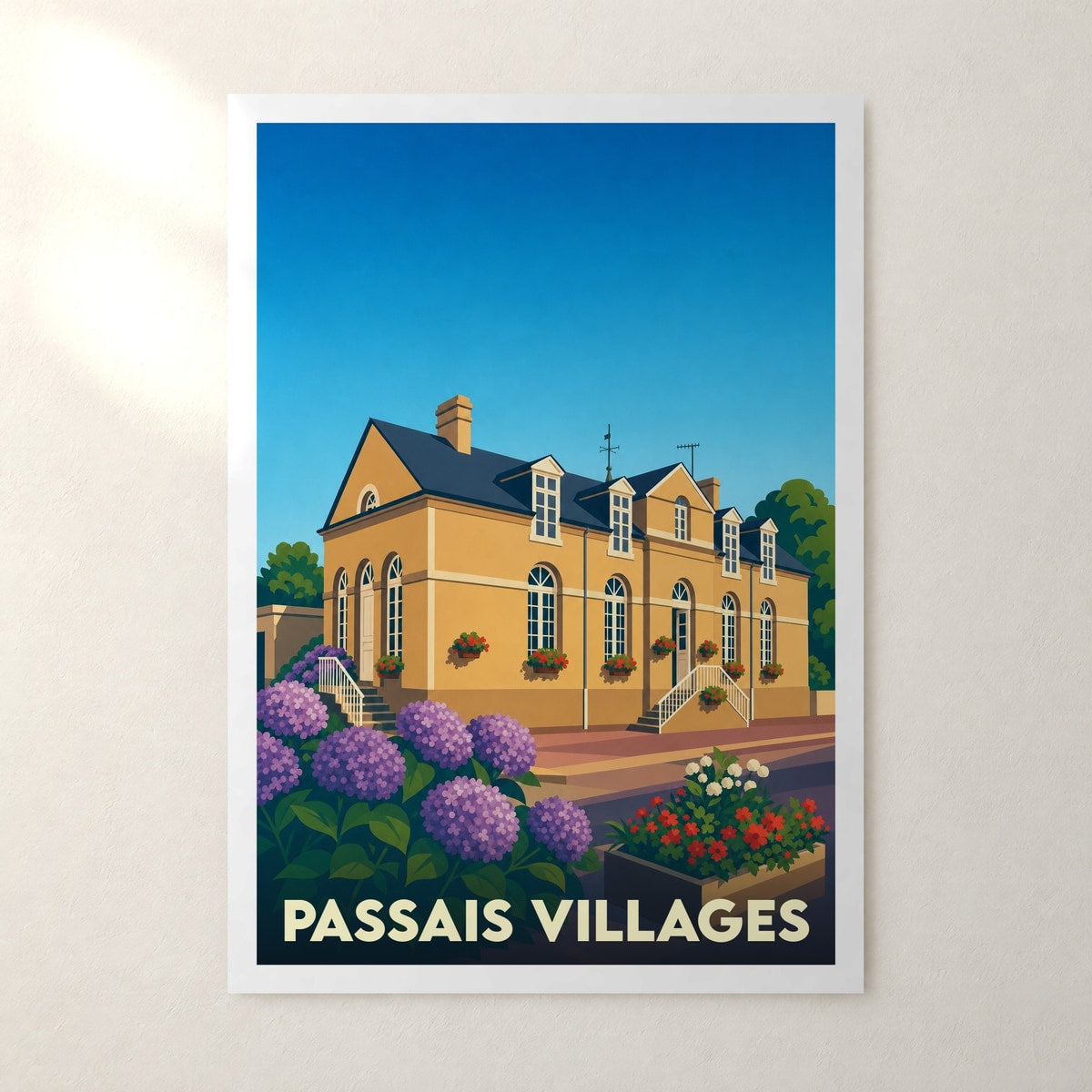 Affiche Passais Villages – sans cadre, accrochée au mur