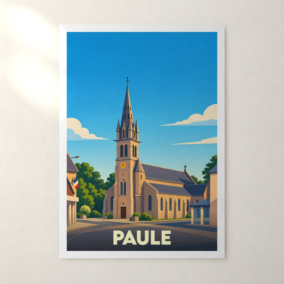 Affiche Paule – sans cadre, accrochée au mur
