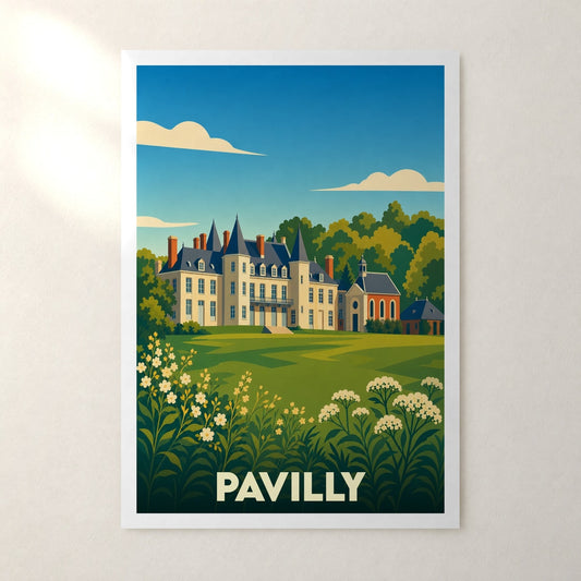 Affiche Pavilly – sans cadre, accrochée au mur
