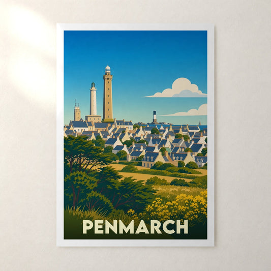 Affiche Penmarch – sans cadre, accrochée au mur