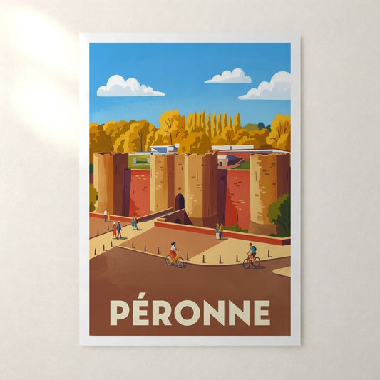 Affiche Péronne – sans cadre, accrochée au mur
