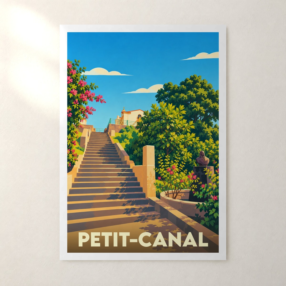 Affiche Petit-Canal – sans cadre, accrochée au mur