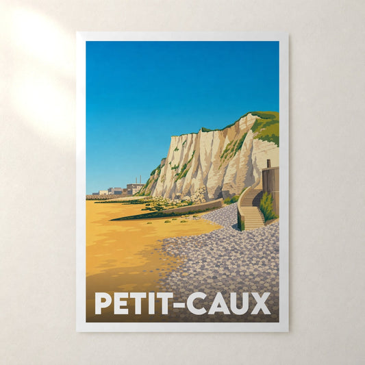 Affiche Petit-Caux – sans cadre, accrochée au mur