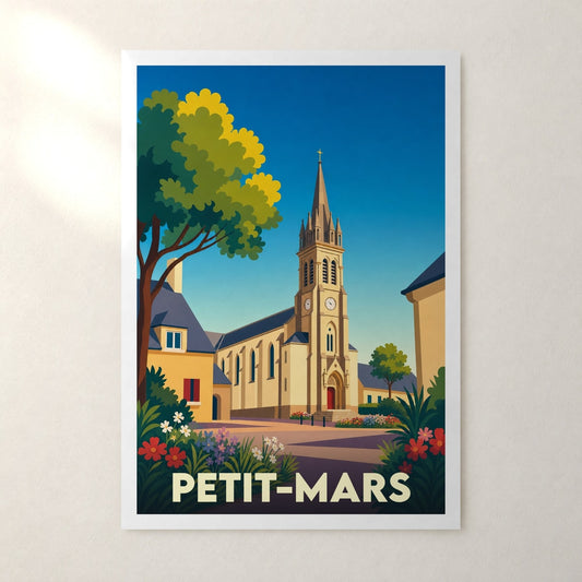 Affiche Petit-Mars – sans cadre, accrochée au mur