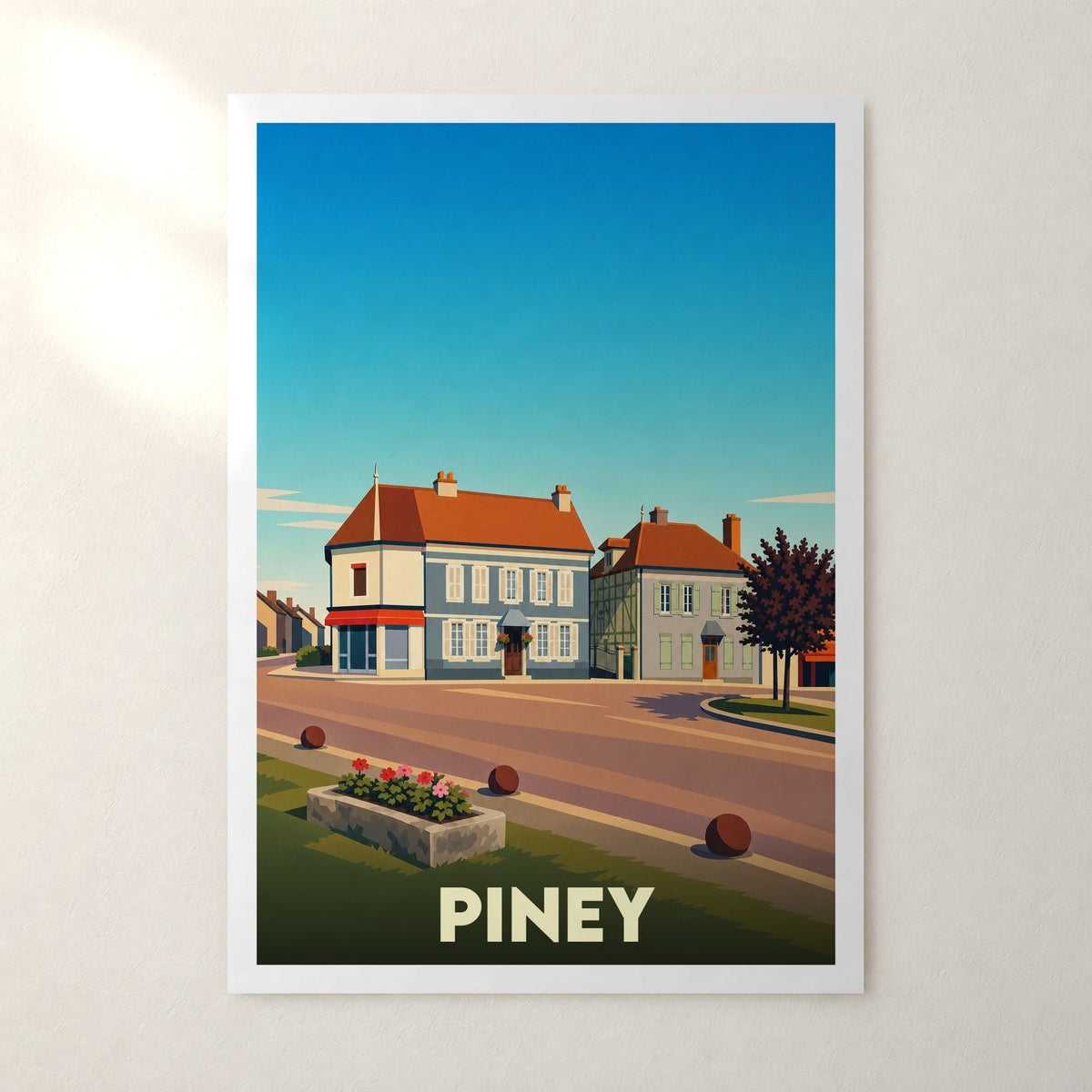 Affiche Piney – sans cadre, accrochée au mur