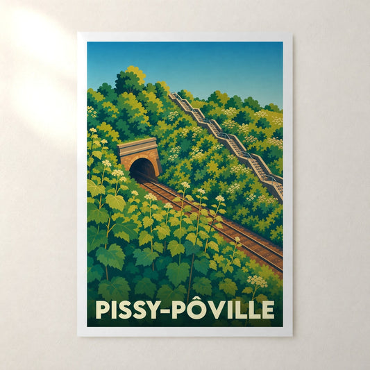 Affiche Pissy-Pôville – sans cadre, accrochée au mur