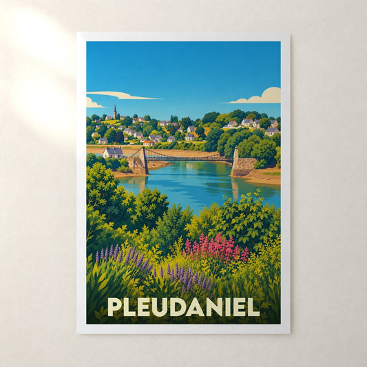 Affiche Pleudaniel – sans cadre, accrochée au mur