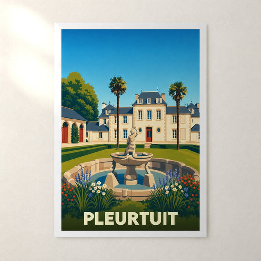 Affiche Pleurtuit – sans cadre, accrochée au mur