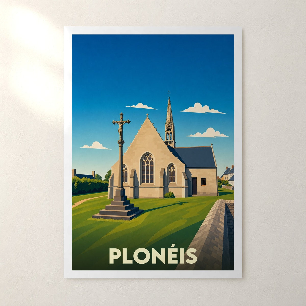 Affiche Plonéis – sans cadre, accrochée au mur