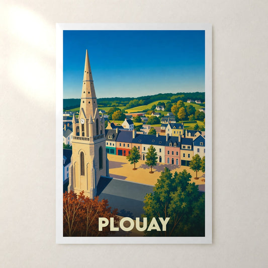 Affiche Plouay – sans cadre, accrochée au mur