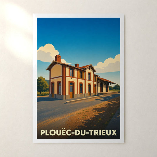Affiche Plouëc-du-Trieux – sans cadre, accrochée au mur