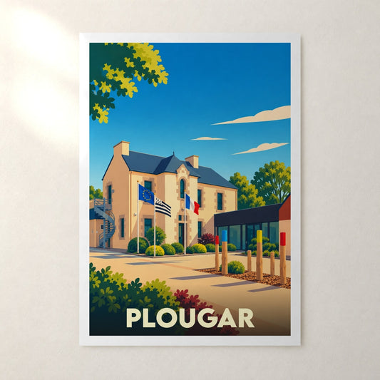 Affiche Plougar – sans cadre, accrochée au mur