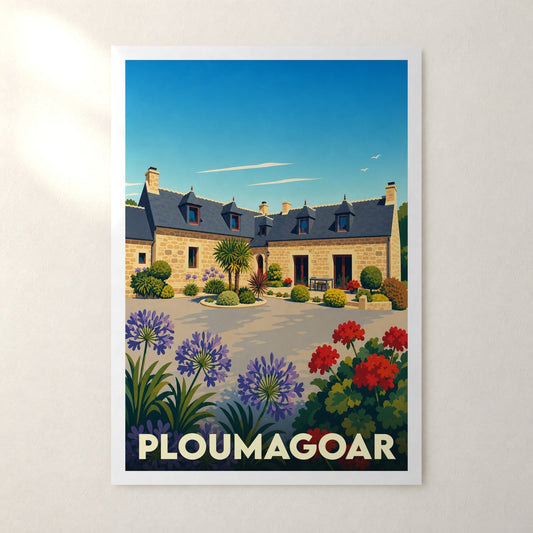 Affiche Ploumagoar – sans cadre, accrochée au mur