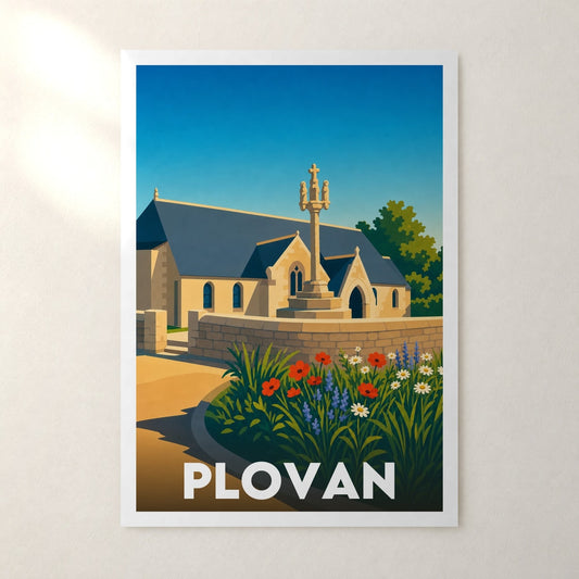Affiche Plovan – sans cadre, accrochée au mur