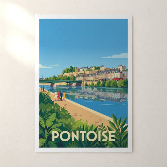 Affiche Pontoise – sans cadre, accrochée au mur