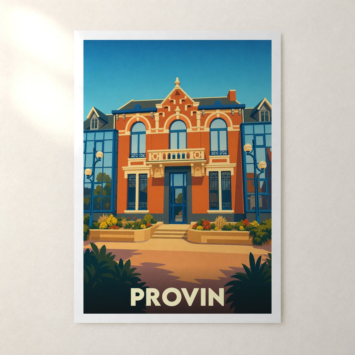 Affiche Provin – sans cadre, accrochée au mur