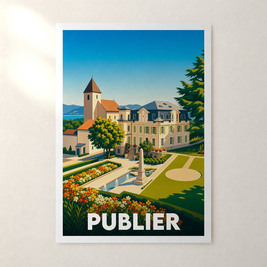 Affiche Publier – sans cadre, accrochée au mur