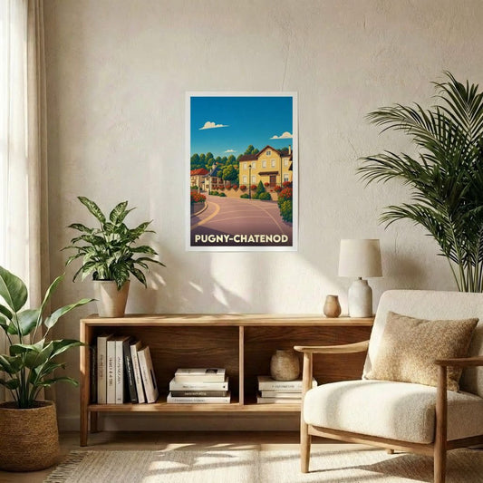 Affiche A2 (42 x 59,4 cm) Sans cadre souvenir de Pugny-Chatenod