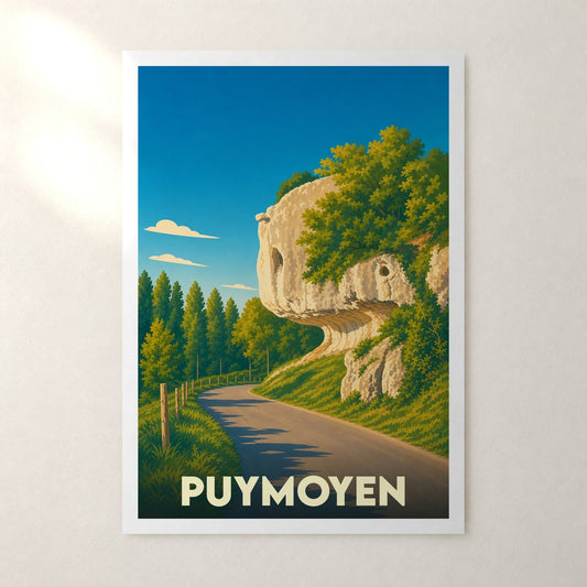Affiche Puymoyen – sans cadre, accrochée au mur