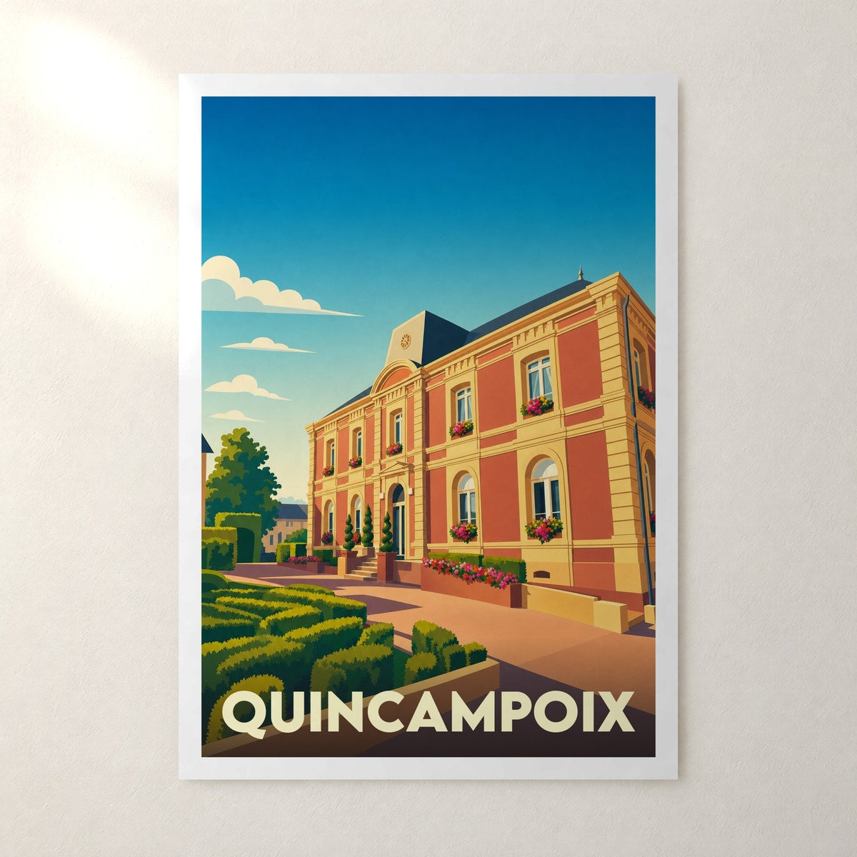 Affiche Quincampoix – sans cadre, accrochée au mur