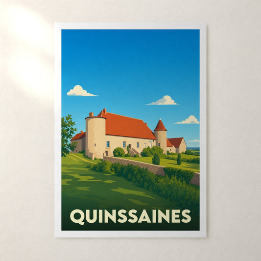 Affiche Quinssaines – sans cadre, accrochée au mur