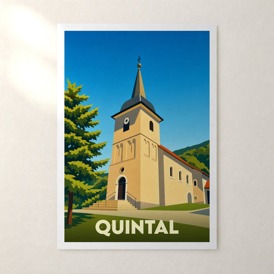 Affiche Quintal – sans cadre, accrochée au mur