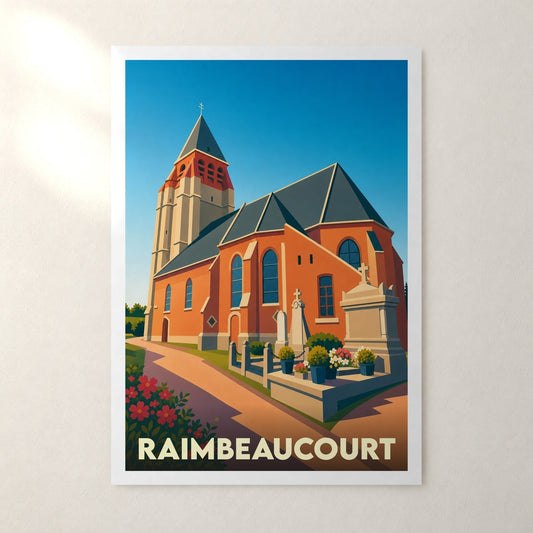 Affiche Raimbeaucourt – sans cadre, accrochée au mur