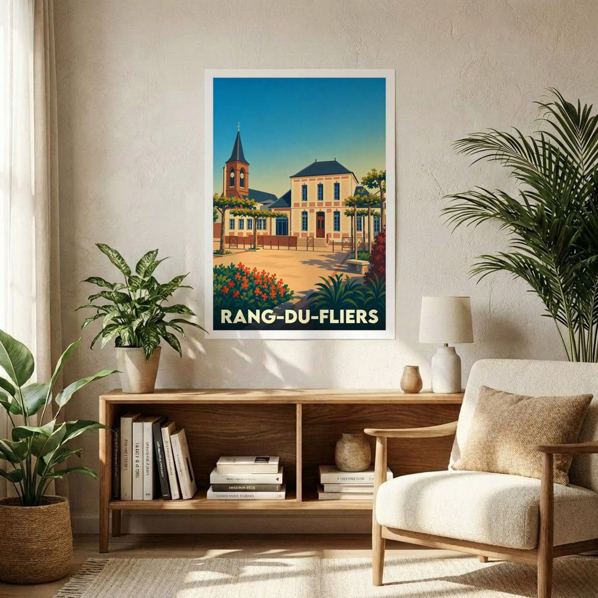 Affiche A1 (59,4 x 84,1 cm) Sans cadre souvenir de Rang-du-Fliers