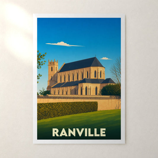 Affiche Ranville – sans cadre, accrochée au mur