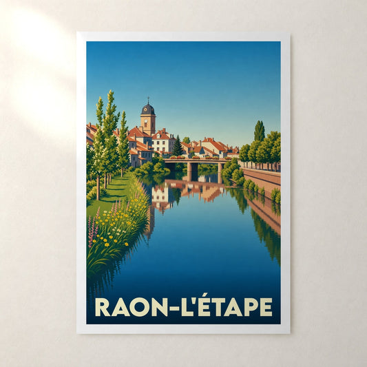 Affiche Raon-l'Étape – sans cadre, accrochée au mur