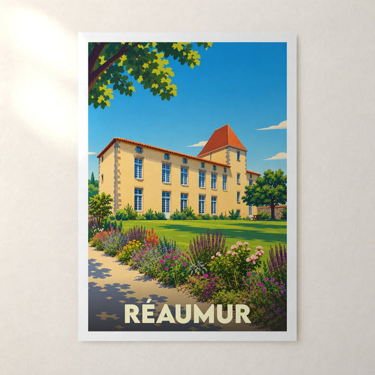 Affiche Réaumur – sans cadre, accrochée au mur