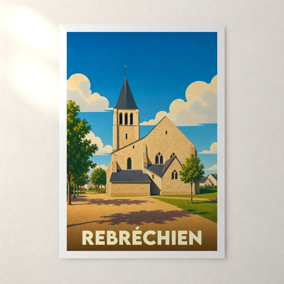 Affiche Rebréchien – sans cadre, accrochée au mur