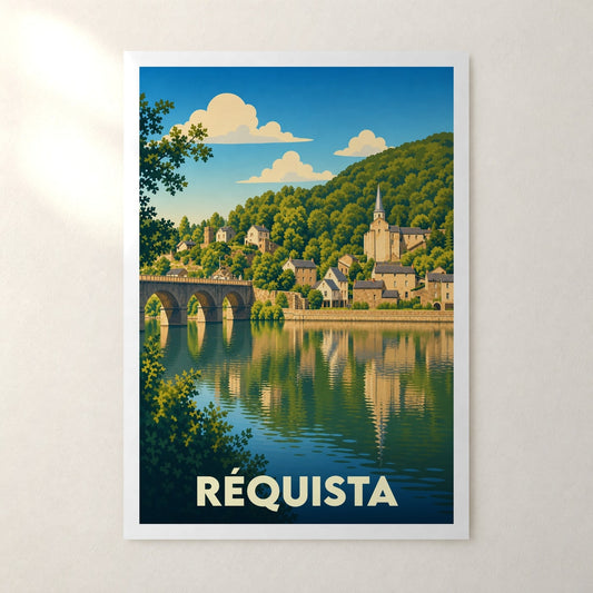 Affiche Réquista – sans cadre, accrochée au mur