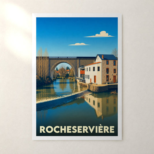 Affiche Rocheservière – sans cadre, accrochée au mur