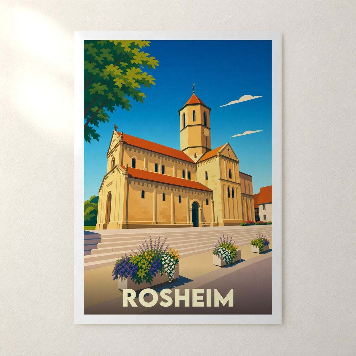 Affiche Rosheim – sans cadre, accrochée au mur
