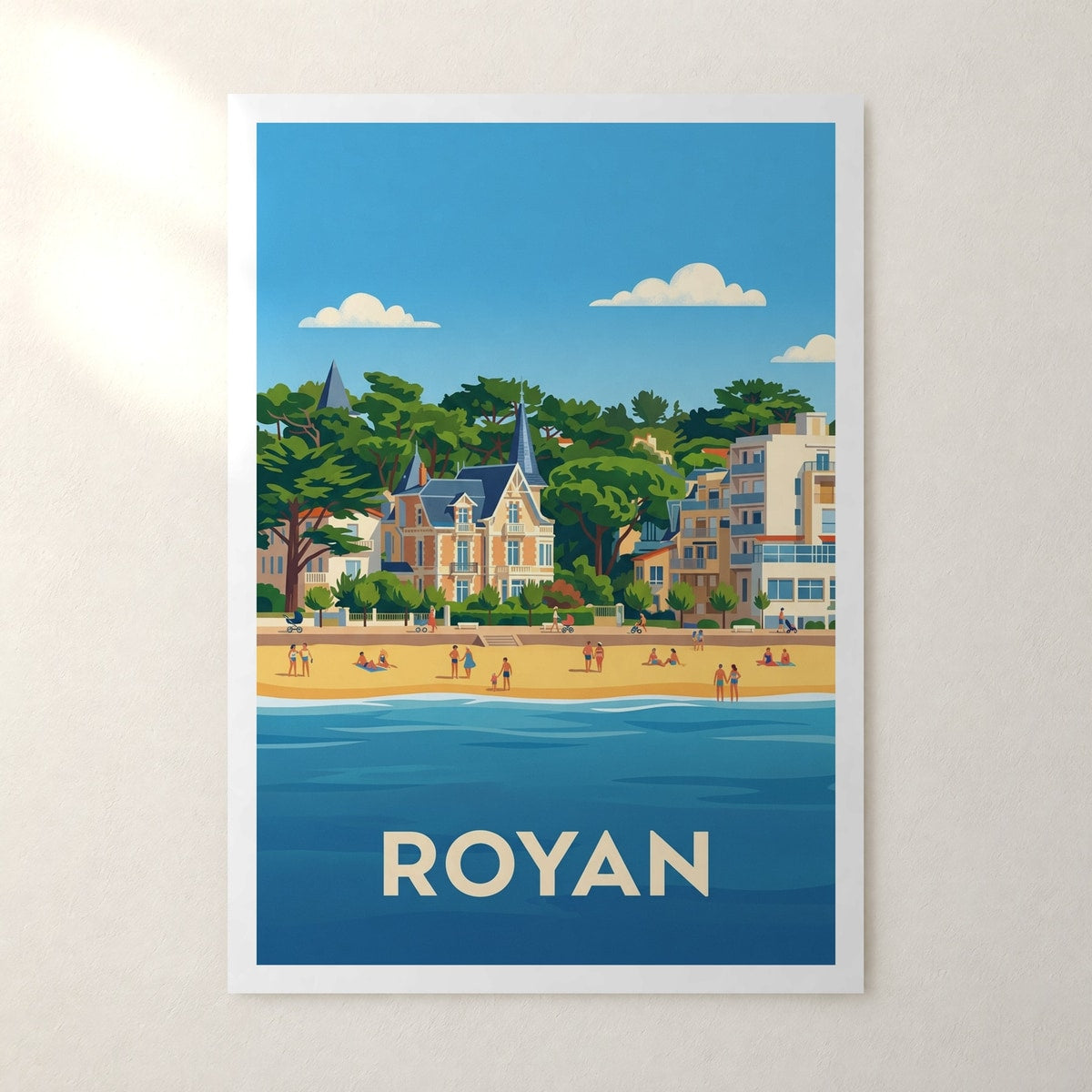 Affiche Royan – sans cadre, accrochée au mur