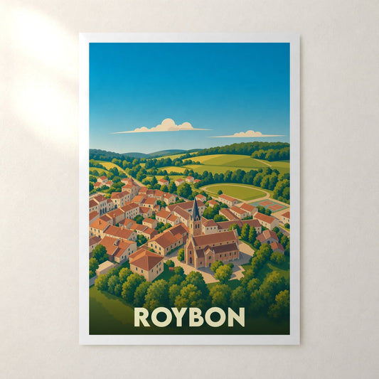 Affiche Roybon – sans cadre, accrochée au mur