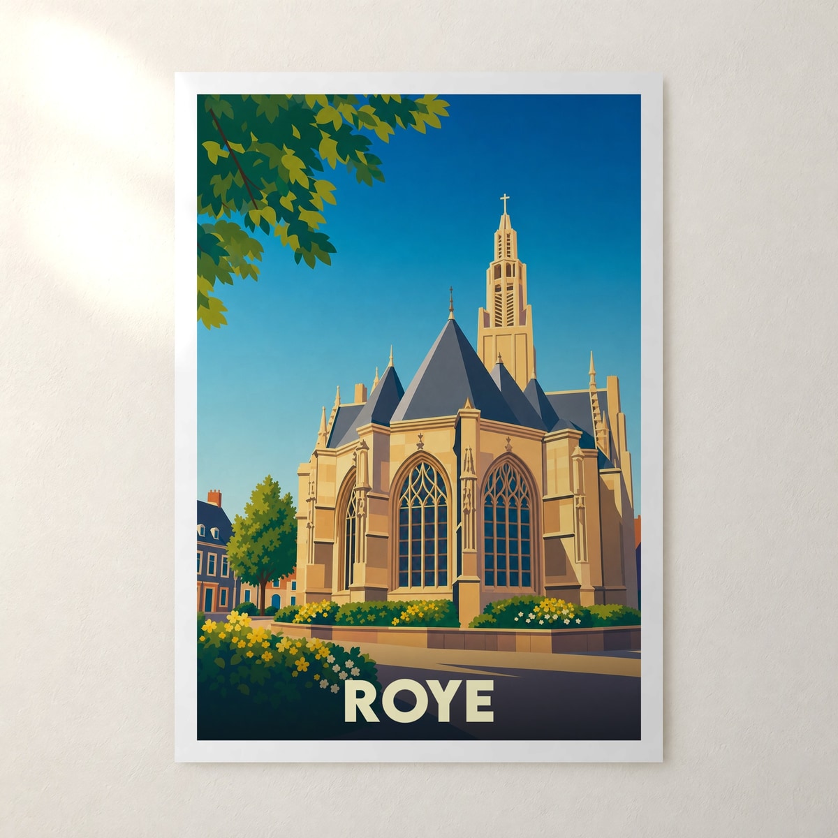 Affiche Roye – sans cadre, accrochée au mur