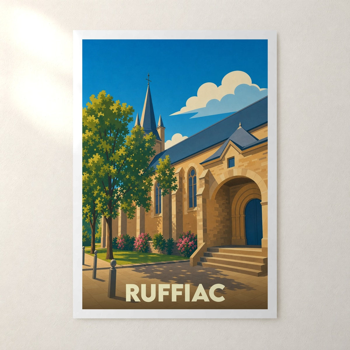 Affiche Ruffiac – sans cadre, accrochée au mur